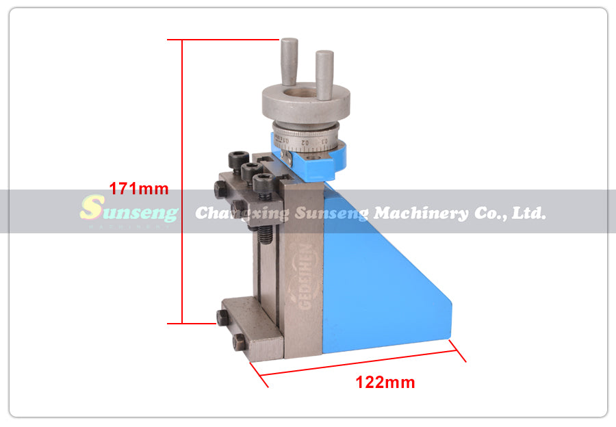 Vertical Knife Holder Vertical Slider Tool Holder For WM210V Milling Attachment