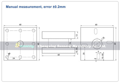 Square Tool Post Rest Metal Holder, Lathe Spare Parts For WM210V-212, BHC210, HS210, JY210V, CTC210