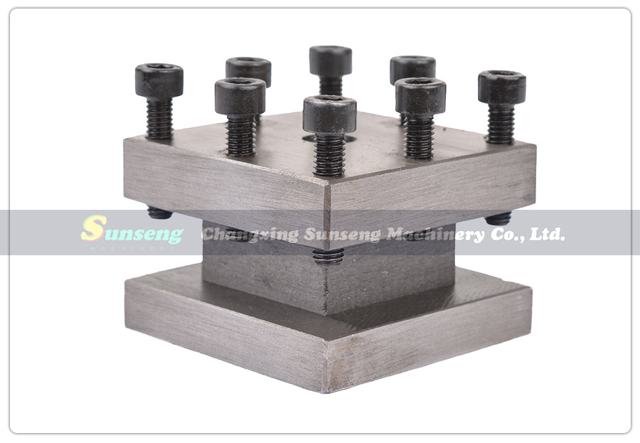 Square Tool Post Rest Metal Holder, Lathe Spare Parts For WM210V-212, BHC210, HS210, JY210V, CTC210