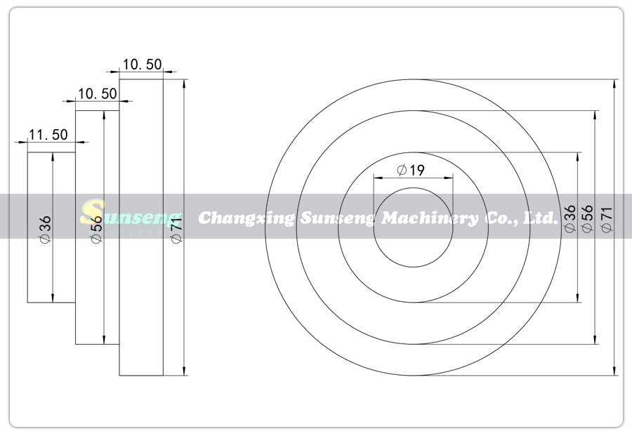 3pcs Metal Synchronous Belt Pulley Motor Synchronizing Wheel For WM210V BHC210 HS210 JY210V CTC210 HBM210 Lathe Spare Parts