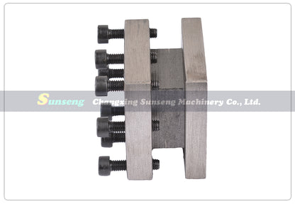 Square Tool Post Rest Metal Holder, Lathe Spare Parts For WM210V-212, BHC210, HS210, JY210V, CTC210