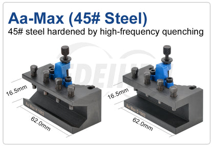 European Quick Change Tool Holder Kit Aa Max QCTP Is Suitable For Turning Diameter 120-220mm Lathe