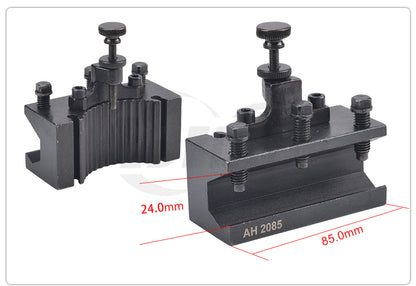 A-type European Quick-Change Tool Holder German-Style 20x20mm Lathe Fixture Set For 150-300mm Bed Swing