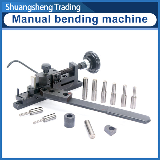 1th PLUS Manual bending machine tool household DIY pipe bending machine is suitable for all kinds of bendable metal materials